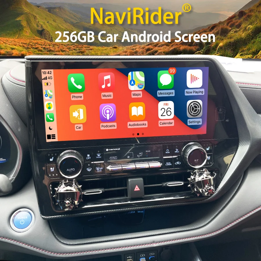 For-CROWN-KLUGER-TOYOTA-Highlander-2021-2022-Android-13-Car-Radio ...