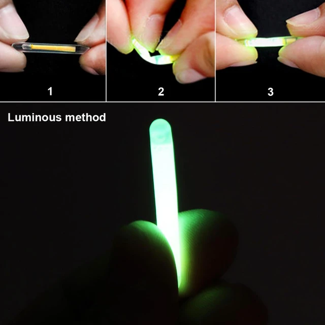 5pcs/lot 3 x 25mm Luminous Fishing Float Glowing Fluorescent