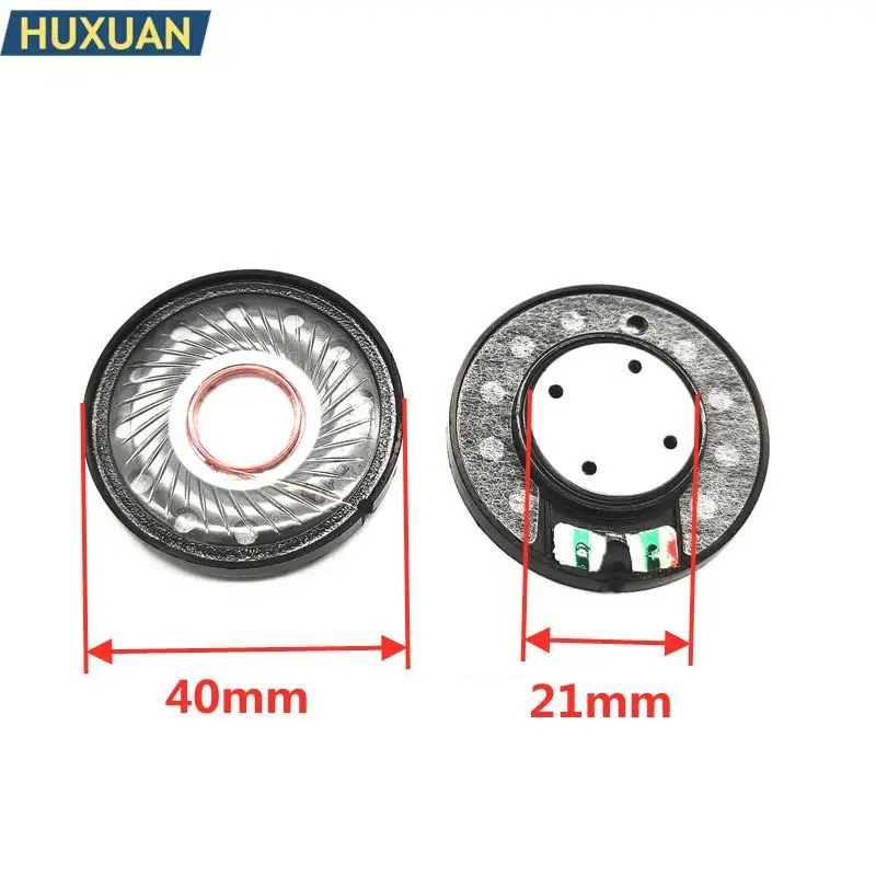 2pcs Replacement Headphone Speaker Parts 40mm Drivers Headphones 32