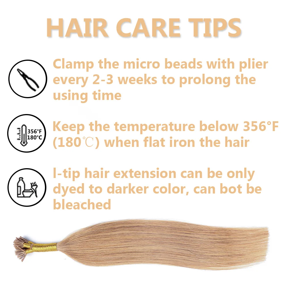 I Tip Hair Extensions Human Hair 20 Inch I Tip Extensions Real Human Cold Fusion
