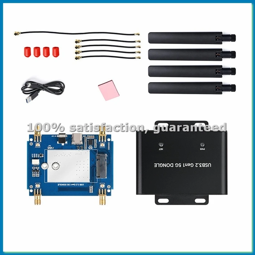 케이스가 포함된 Usb3.2 Gen1 5G 통신 확장 보드는 3042/3052-A76U용 Simcom/Quectel M.2 모듈을 지원합니다.