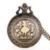 New Arrival Vintage Quartz Pocket Watches for Women Men Kids Analog Pendant Necklace Fob Watch Chriatmas Birthday Gift