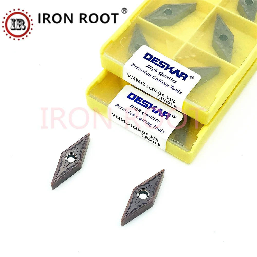 

DESKAR Turning Inserts VNMG331,160404,160408 LF6018 Carbide Turning Inserts CNC Metal Lathe Turning Tools for MVQNR/L Tool Hold