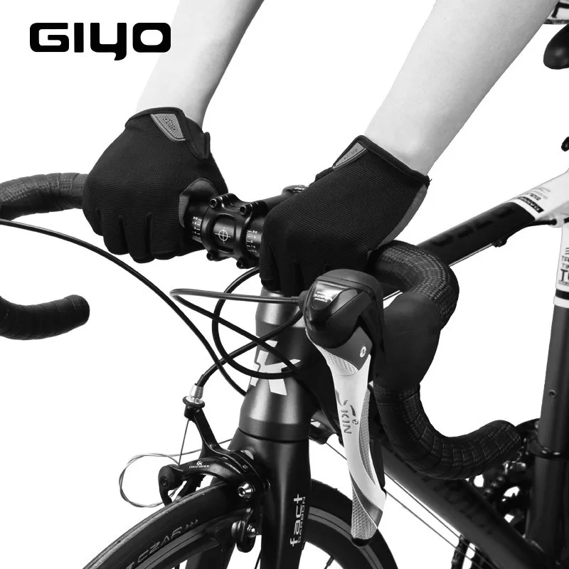 Giyo Winter Screen Touch Road Bike Gloves Full Finger Cycling Bicycle Glove Men Sports Lycra woman windproof glove Gym Fishing 5