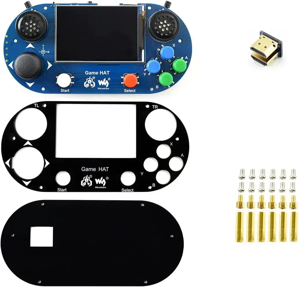 Waveshare Game HAT Compatible with Raspberry Pi 4B/A+/B+/2B