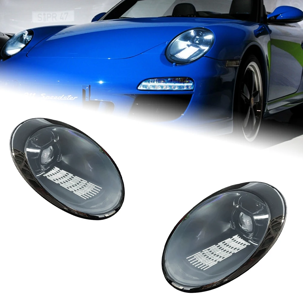 

AKD Car Styling for Porsche 997.1 997.2 Headlights 2005-2012 911 LED Headlight Projector Lens DRL Head Lamp Auto Accessories