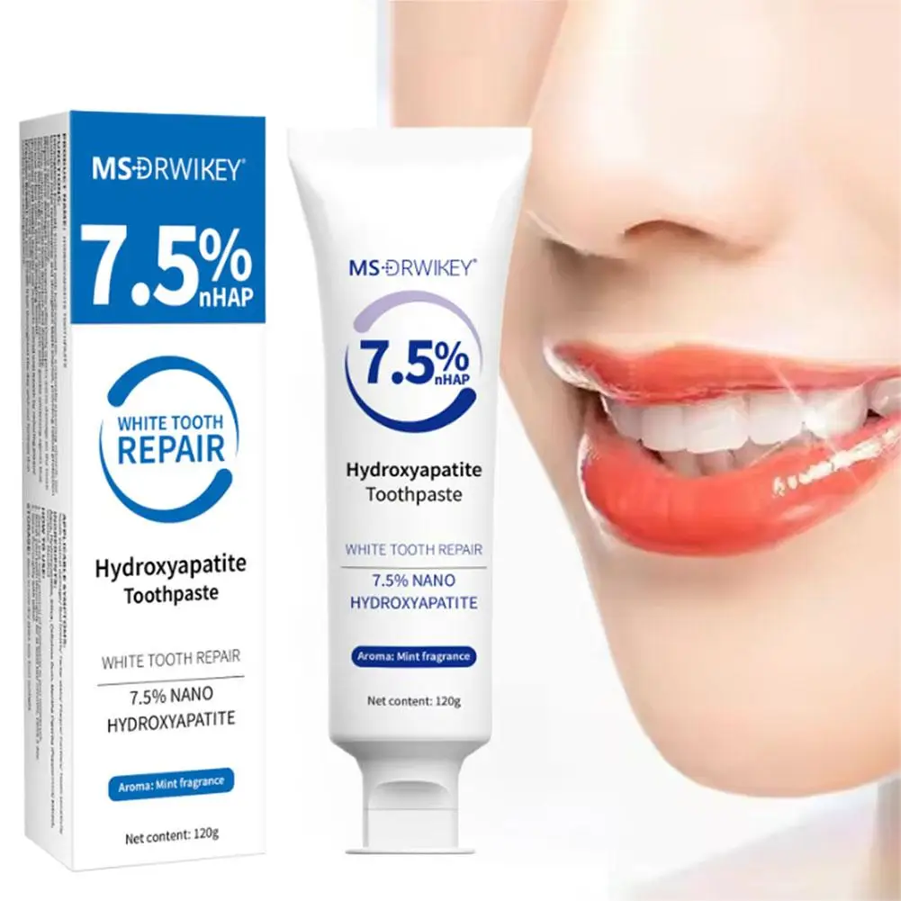 Hydroxyapatite Toothpaste 1pcs for Plaque Removal Stain Cleaning Oral Hygiene Whitening Fresh Breath and Brighter Teeth