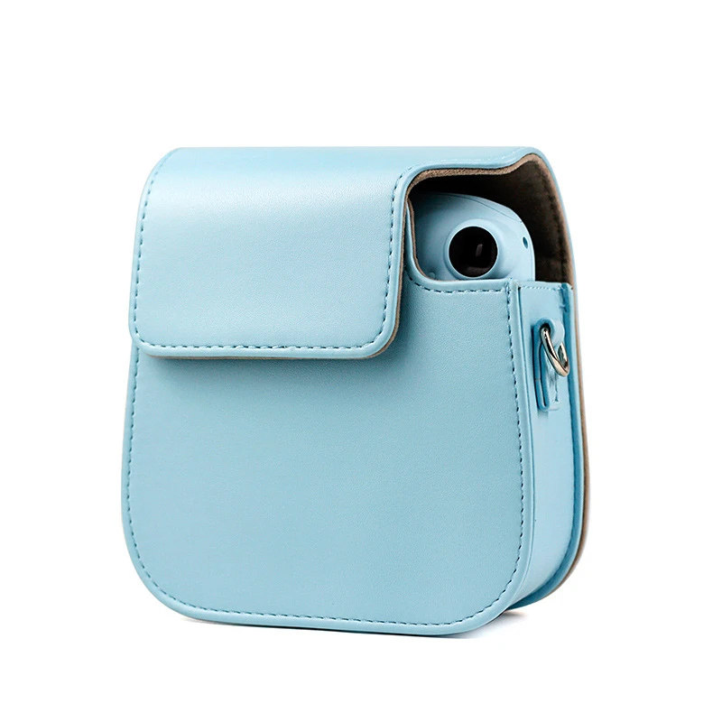 Instax Mini 11 Camera Case PU Leather Soft Silicone Cover Bag Fujifilm Film Camera Bag Shoulder Strap camera case