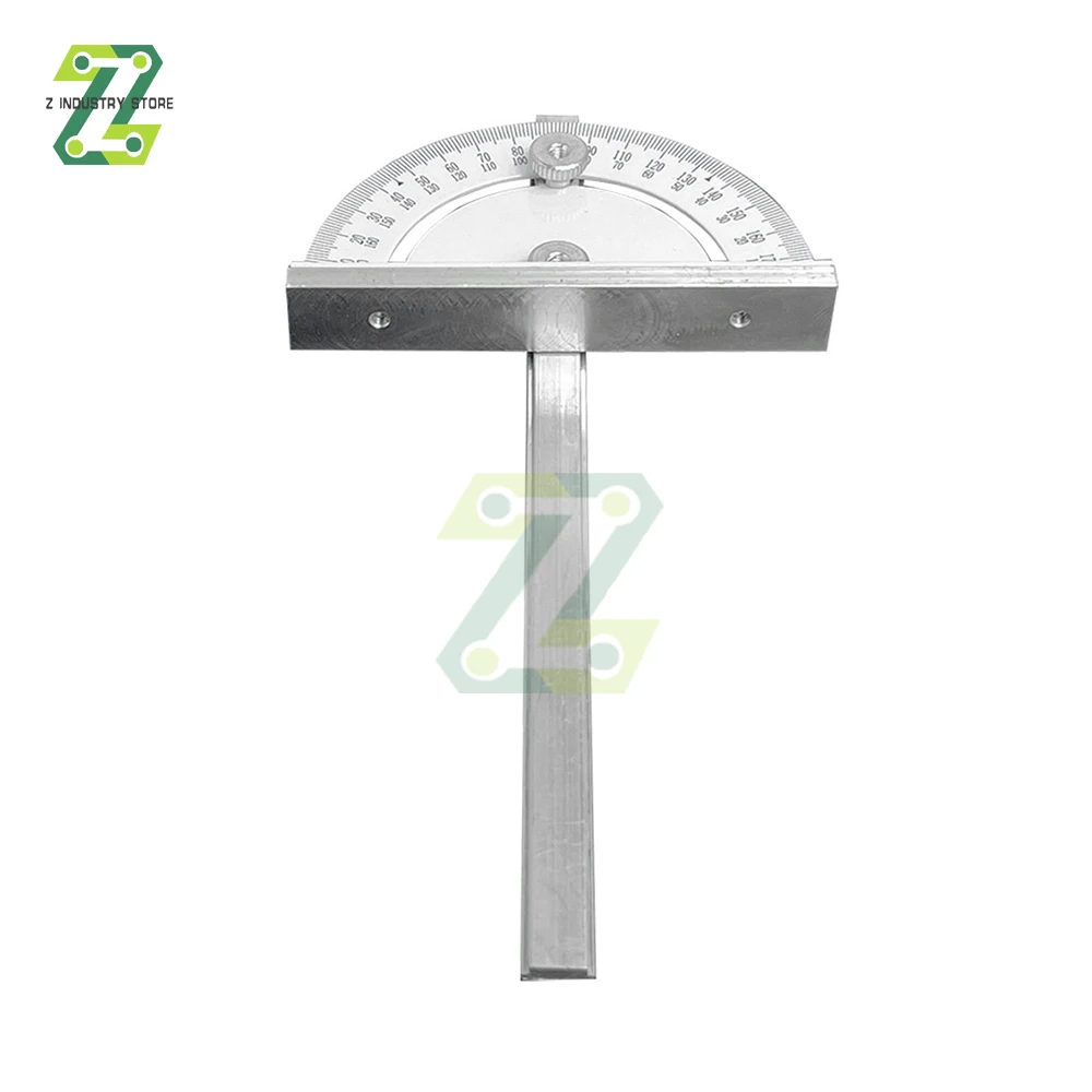

T-shape Protractor Carpentry Measuring Positioning Mapping Tool For Mini Table Saw Metal Protractor