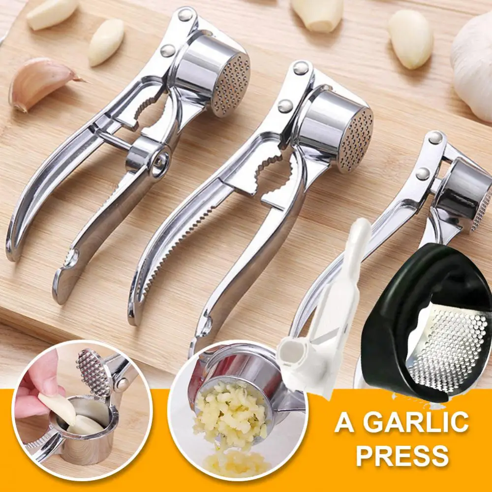 MultifunctionManualGarlicPressCurvedGarlicGrindingSlicer