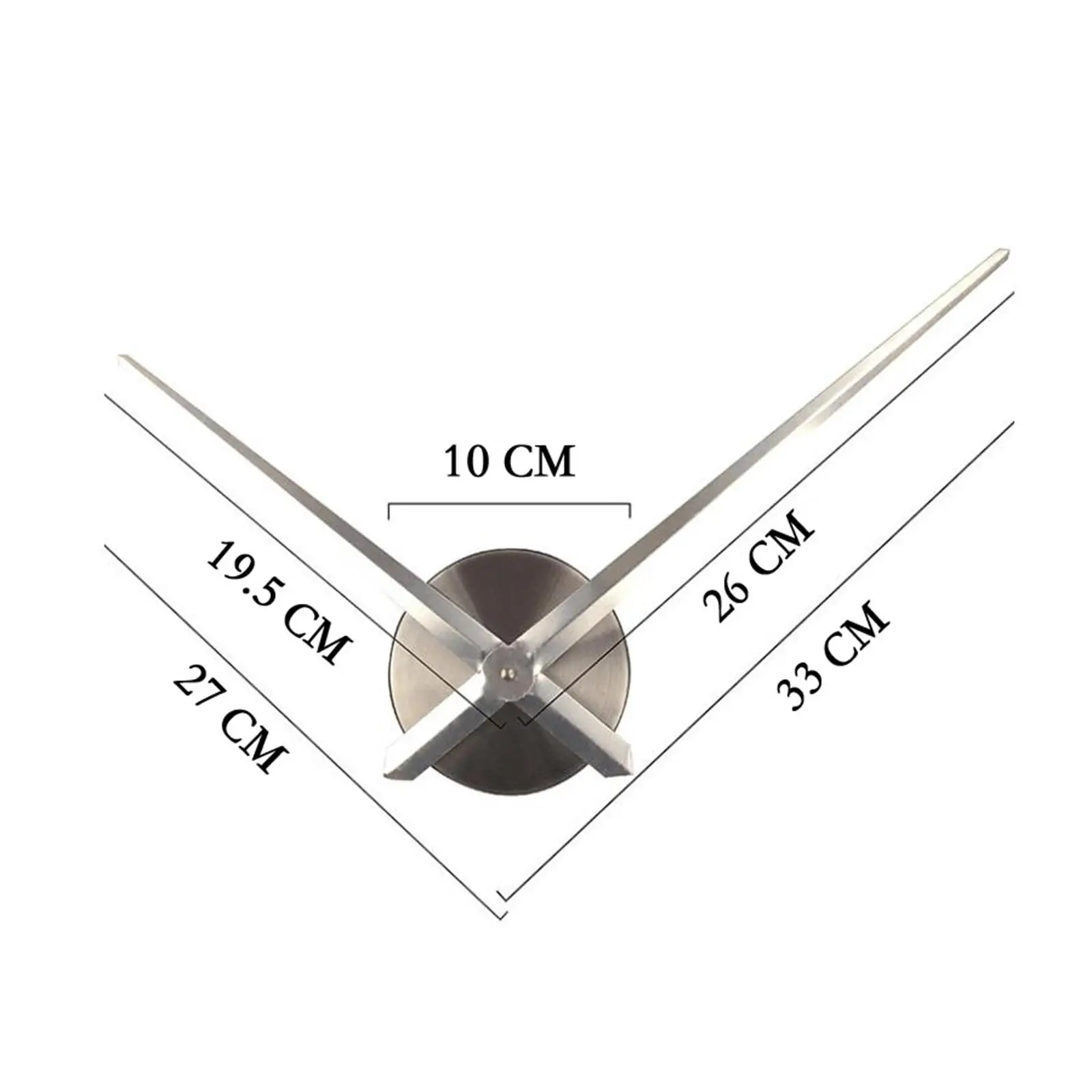 DIY Clock Movement Minute Hands , hour Hand Long Shaft Wall Clock Replacement Parts for Kitchen Office Bedroom Classroom