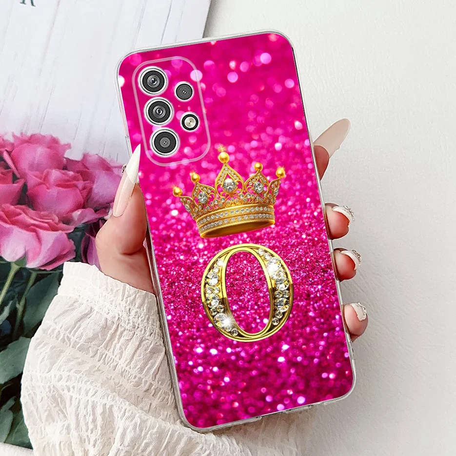 Luxury Crown Letters Soft Silicone Phone Case Cover