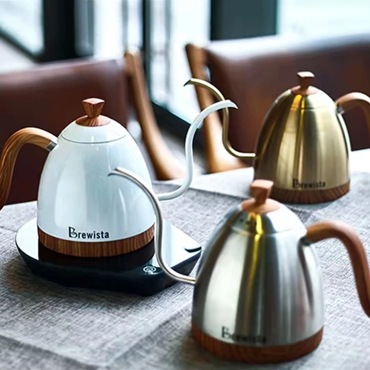 Artisan Electric Gooseneck Kettle Stainless/Wood