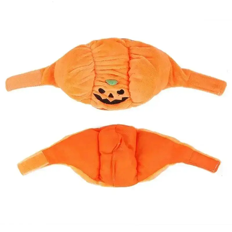 1 Pcs 애완 동물 고양이 개 호박 모자 할로윈 유령의 날 장식 용품 소형 중형 및 대형 개 테디 파두 헤드 기어