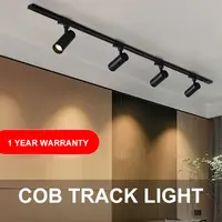 Set COB LED Track Lamp 220v Track Light Spotlight 30W For Indoor Store kitchen Bedroom Spot Rail Light Lighting 1