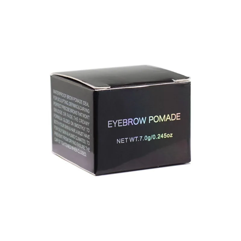 Custom Waterproof Eyebrow Pomade Gel Eyebrow Tint Makeup Enhancer Cosmetic Eye Makeup Eye Brow Cream With Brush 4