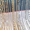 No Fade 2Meters Stainless Steel Chains for Jewelry Making DIY Necklace Bracelet Accessories Gold Chain Lips Beads Beaded Chain No Fade 2Meters Stainless Steel Chains for Jewelry Making DIY Necklace Bracelet Accessories Gold Chain Lips Beads Beaded Chain