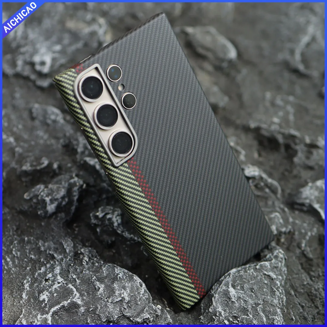 

ACC-Carbon Real Carbon fiber For Samsung Galaxy S24 Ultra phone Case Ultra-thin Aramid fiber phone Case Galaxy S24 ultra Case