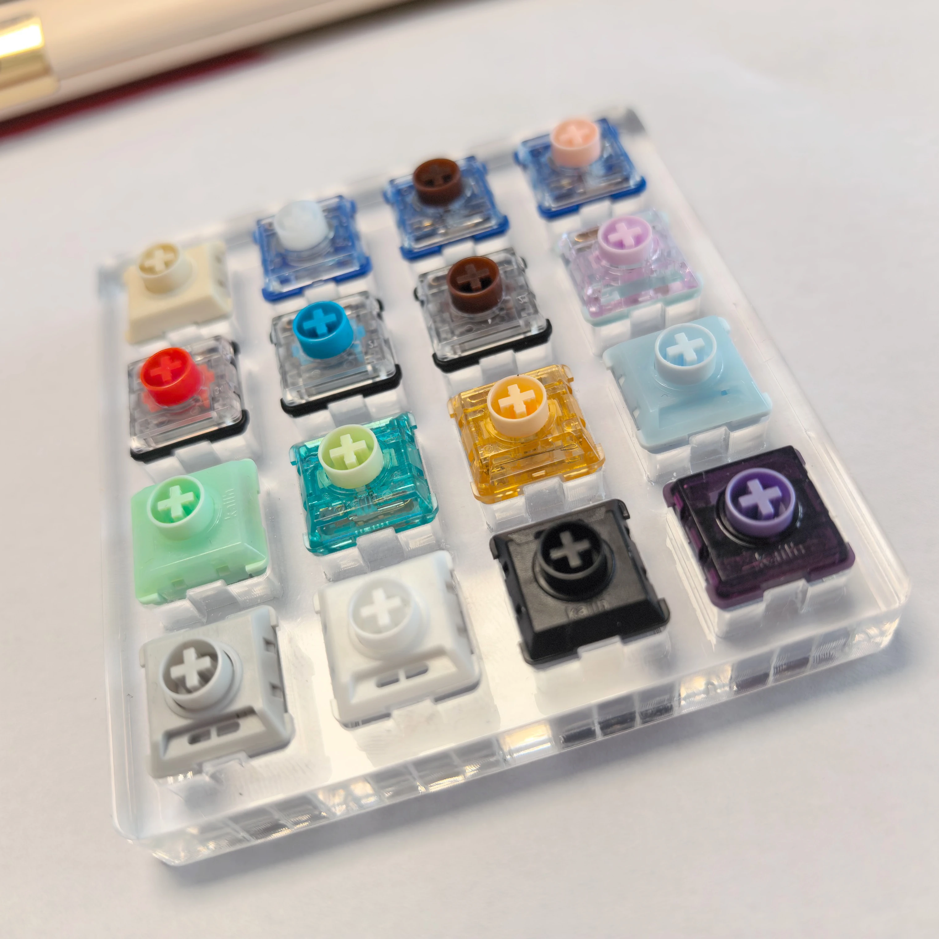 16-Key Kailh Mini Switch Tester for Ultra-Thin Mechanical Keyboard Experience