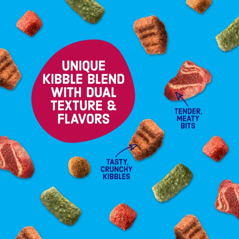 Kibbles 'n Bits Bistro Oven Roasted Beef, Vegetable and Apple Flavors Dry Dog Food, 16 lb. - Image 5