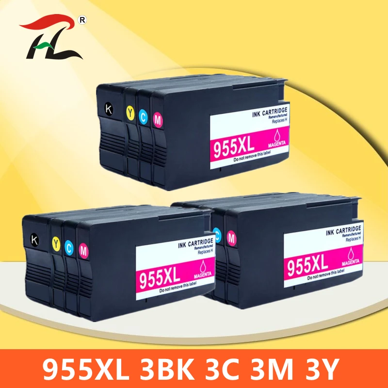 

955 XL Compatible 955XL ink cartridge For HP OfficeJet Pro 7720 7740 8710 8715 8720 8730 8740 8210 8216 8725 printer