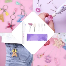 1 Set Drill Equipments with 5 Drill Screw Epoxy Resin Jewelry Making Tools Grinding Polishing Tools For Jewelry DIY Handmade