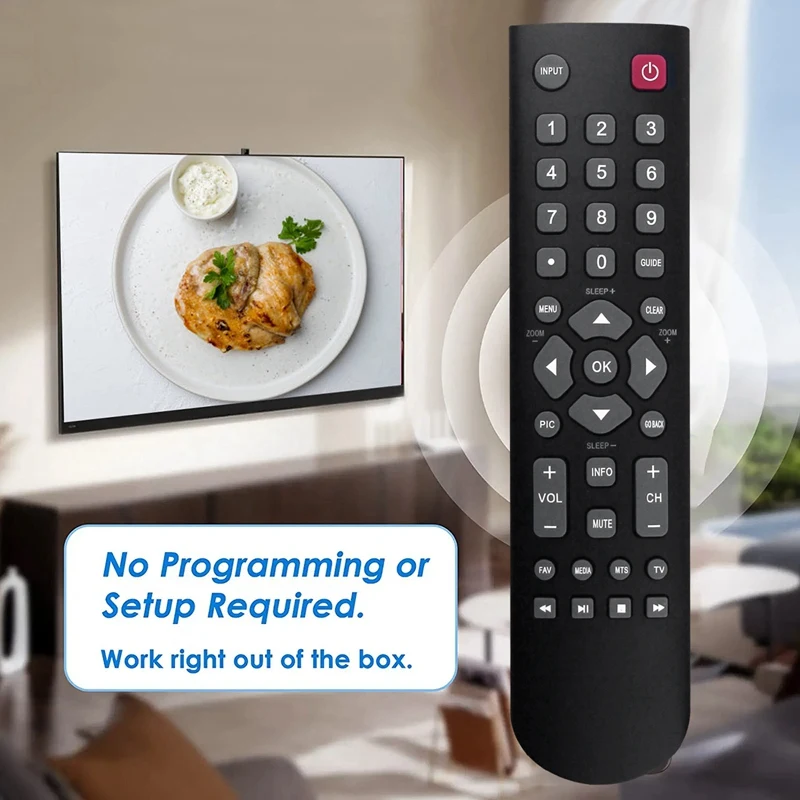 TCL LCD TV 교체용 리모컨, RC2000N01, RC3000N01, 28D700, 32B2800, 32D2700, 32S360, 32S3600, 39S3600, 40FD2700, 48FD2700, 1