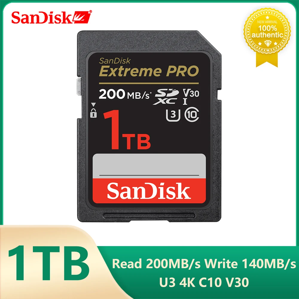 SanDisk ͽƮ  SD ī, SDXC 64g, 128g, 256g, ִ 200 MB/s, UHS-I Ŭ 10 SDHC 32g, ִ 95 MB/s ޸ ī, SLR ī޶ 4K