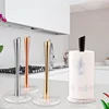 Jaswehome Paper Towel Holder Stand Marble Base Kitchen Tool Punch Free Desktop Accessories Storage Shelf Roll Paper Holder 3