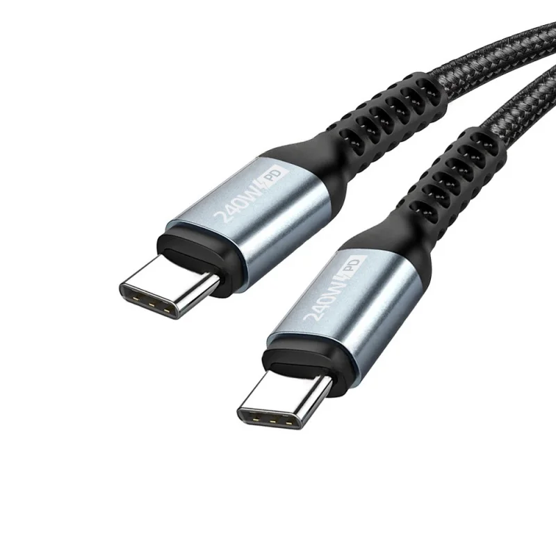 PD240WFast charge lineType- CtoCData Cable Double-Headed Compatible100W66W18Wwith Chip240WFast Charge