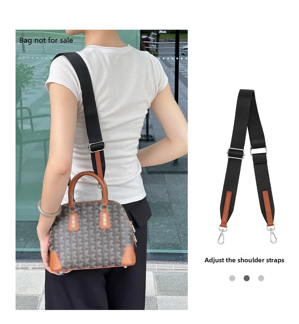 Canvas Shoulder Strap For Goyard Vendome Durable Bag Strap Slung Bag Crossbody Bag Belt Reconstruction Handbag Accessories