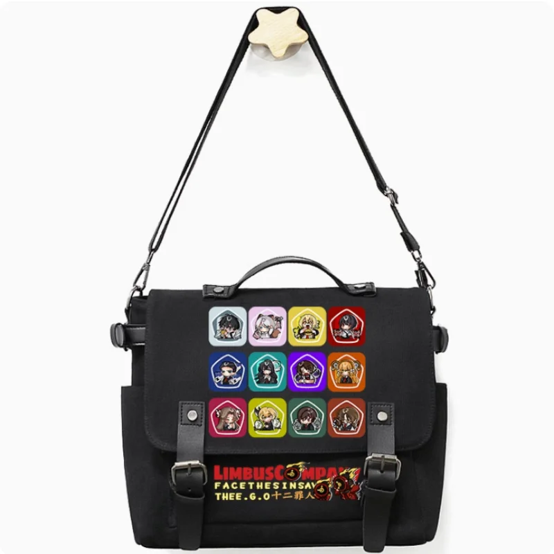 Anime Limbus Company Cosplay Casual Oxford Messenger Bag Schoolbag Shoulder Bag Student Teenager Gift B816