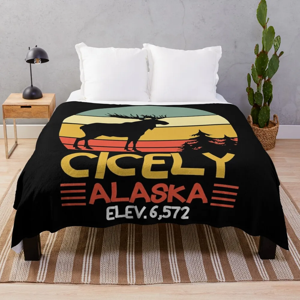 Vintage Northern Exposure Cicely Alaska Throw Blanket Loose Blankets For Bed Blankets