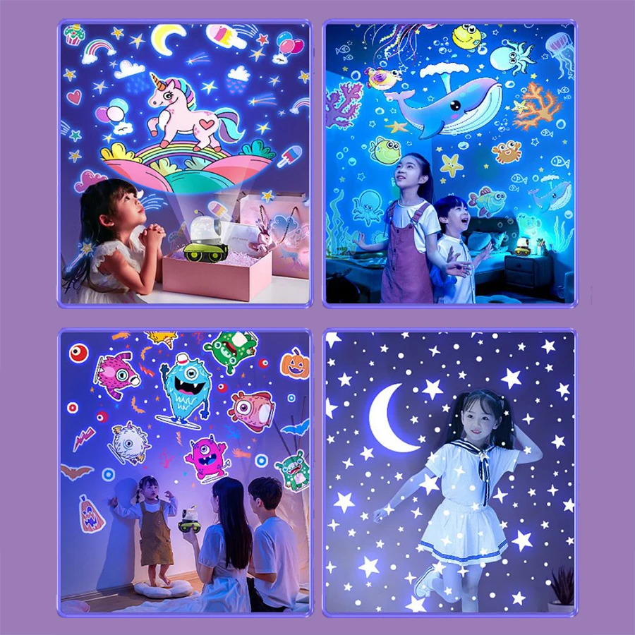 2-in-1 Projectierobot Voor Kinderen - Op Afstand Bestuurbaar Met Nachtlampje En Sterrenhemel Projector, Muziek En Gebarensensor
