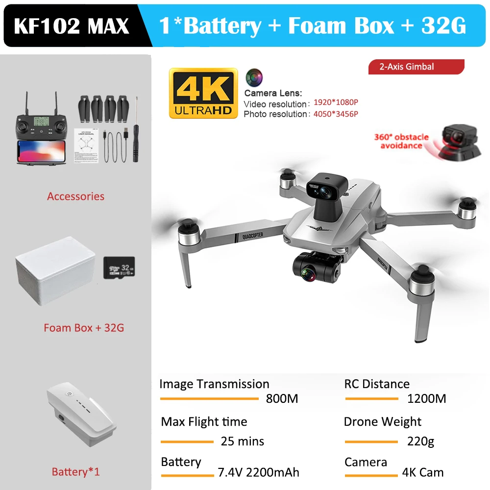 world tech toys helicopter 2021 New KF102 Max GPS Drone 4k Profesional FPV HD Camera Drones 2-Axis Gimbal Brushless Motor RC Quadcopter VS SG906 Max Pro2 blade rc helicopter RC Helicopters
