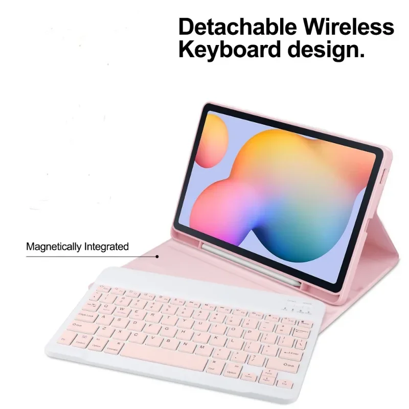 Sleek Magnetic Keyboard Case with Pencil Holder