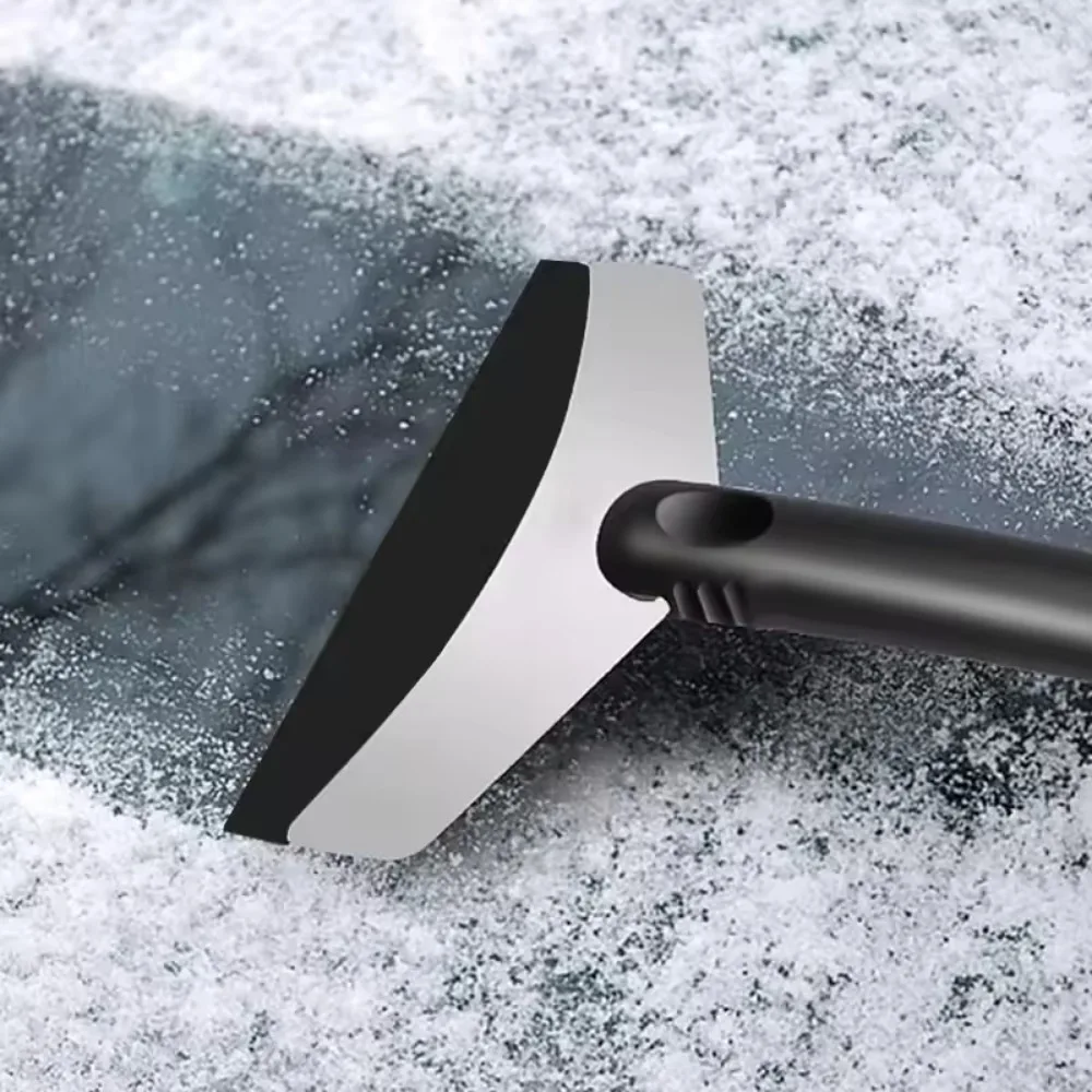 Car Ice Scraper Stainless Steel Snow Shovel Home Windshield Window Snow Removal Tools Durable Ice Scraper Car Winter Accessories