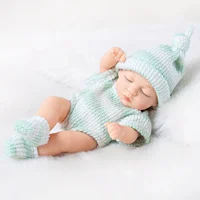 Mini 7 Inch Reborn Doll  Sleeping Baby Doll 19cm Born Dolls Baby Toys ,The Best Gift for Girls. 3