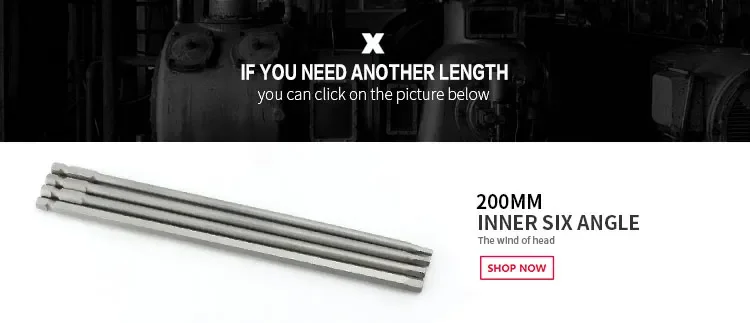 8/10Pcs 150mm Hex Head Allen Wrench Drill Bit Set Premium S2 Steel Drill Bit Quick Release Shank Magnetic Screwdriver Bit Set