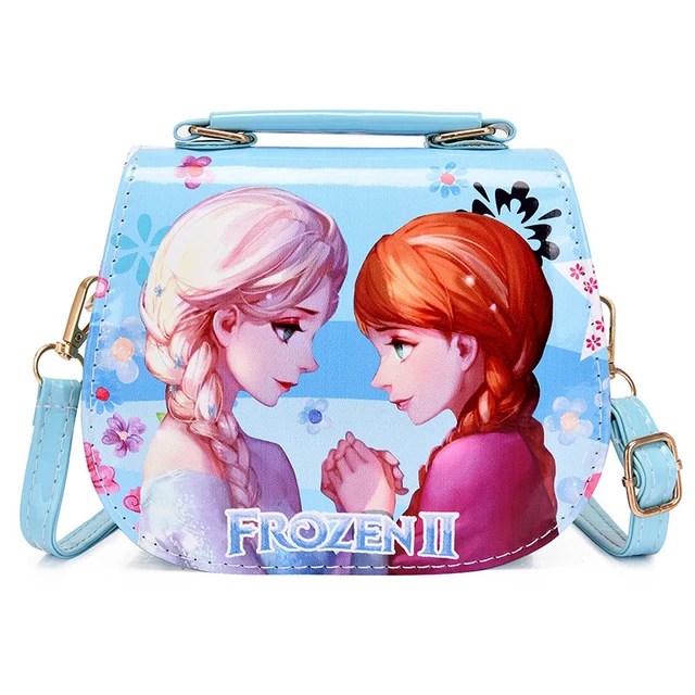 Disney Frozen 2 Glittery Elsa Crossbody Bag – Blue | Claire's