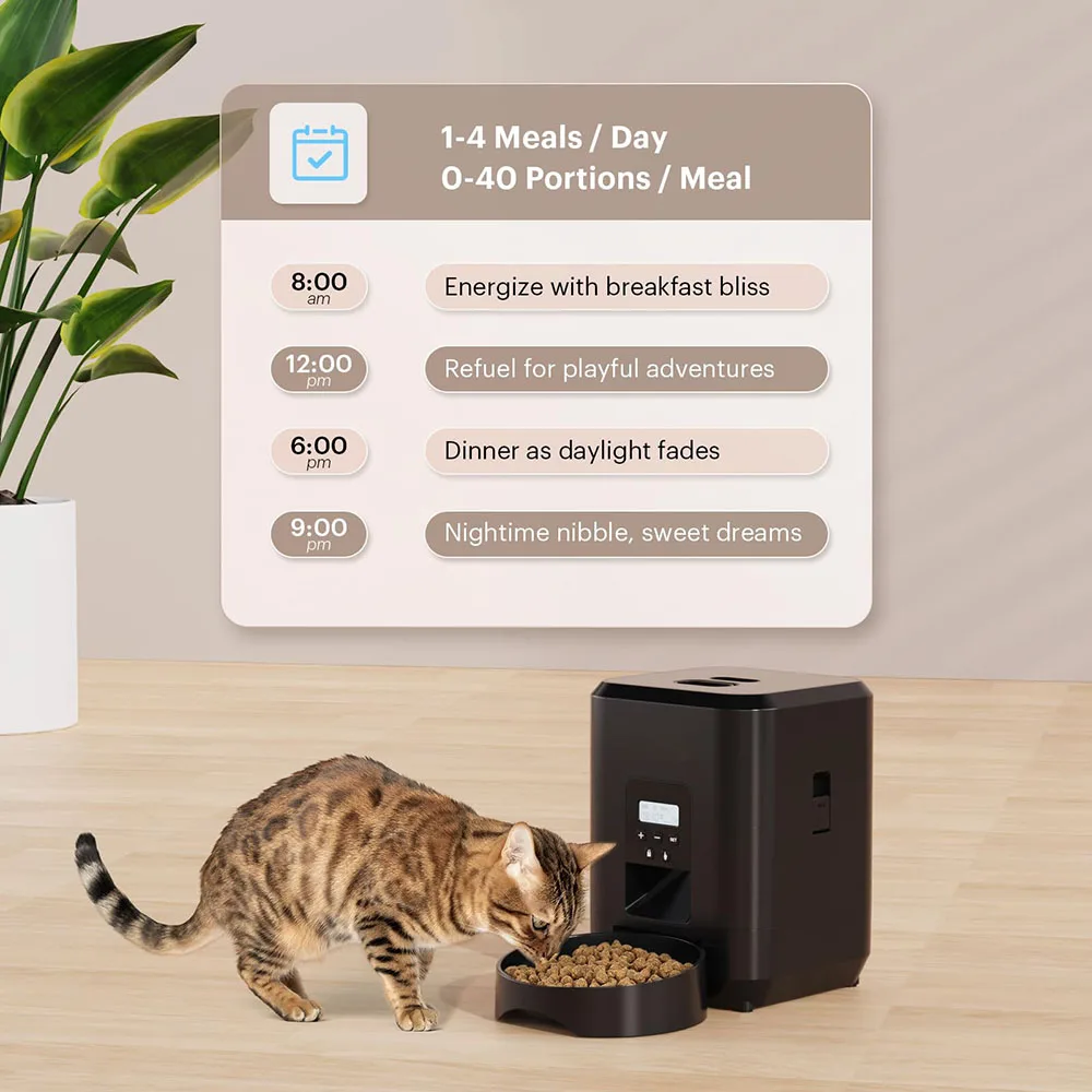 Smart Pet Feeder with 2L Capacity for Efficient and Balanced Feeding