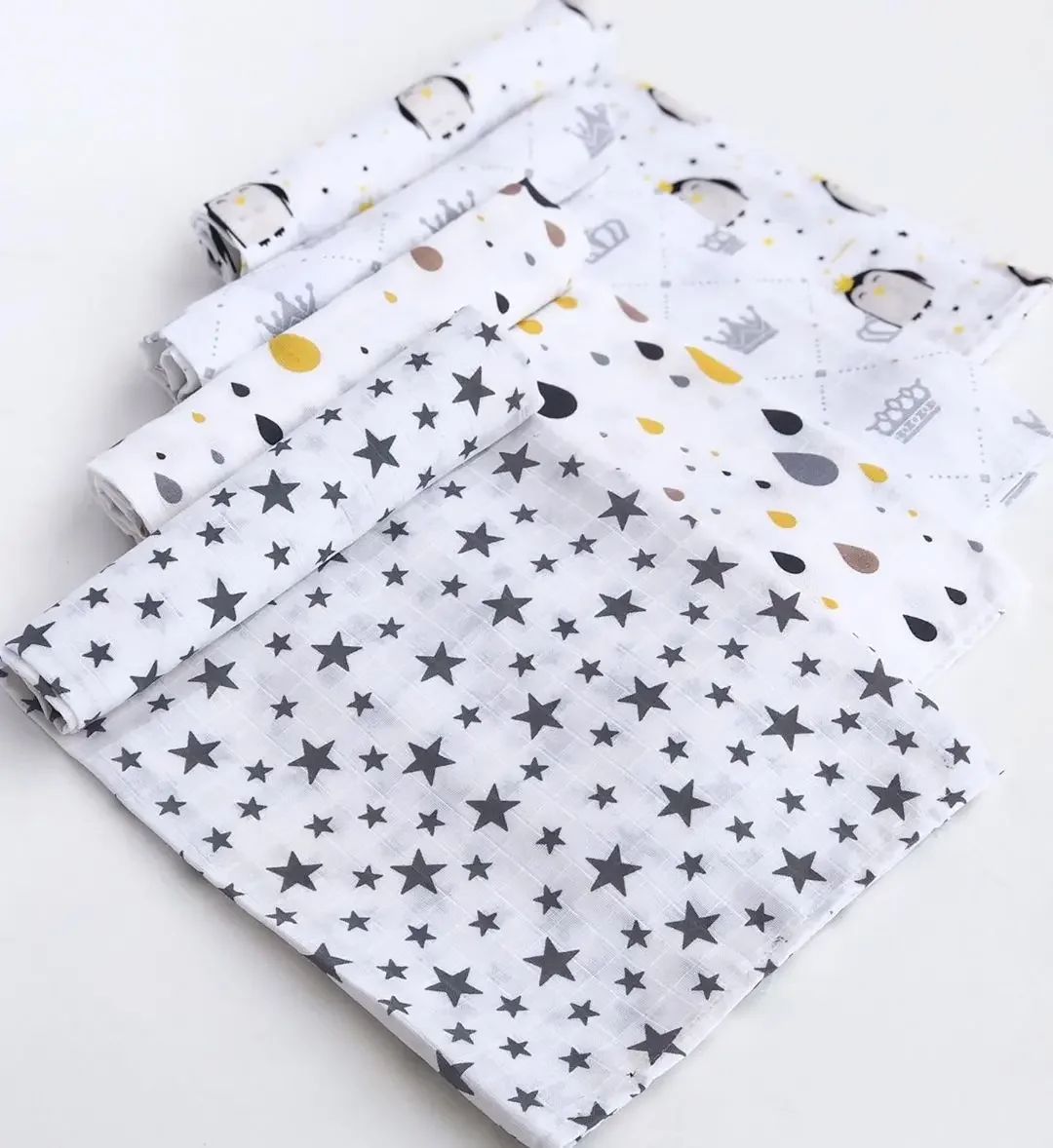 Muslin Diaper Baby Blankets Newborn Swaddle Blanket Infant Gauze Bath Towel 120x110cm cotton muslin blanket,cotton gauze blanket,cotton blanket,cotton swaddle,swaddle blanket