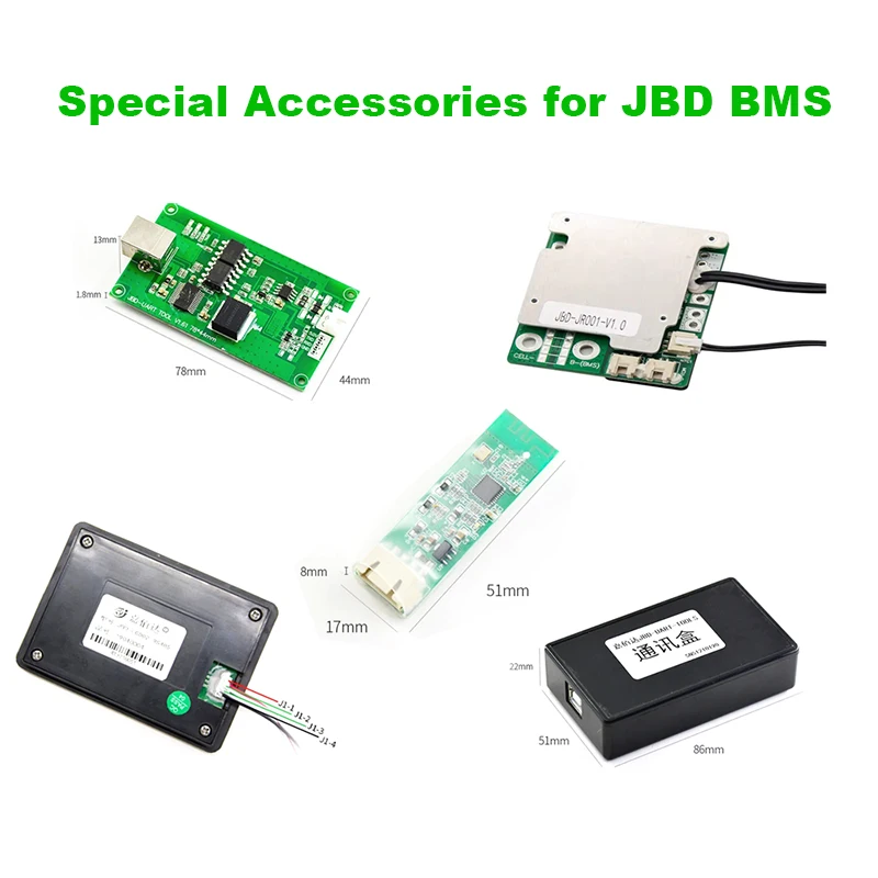 Special Accessories for JBD BMS Bluetooth Module Touch Screen LCD ...