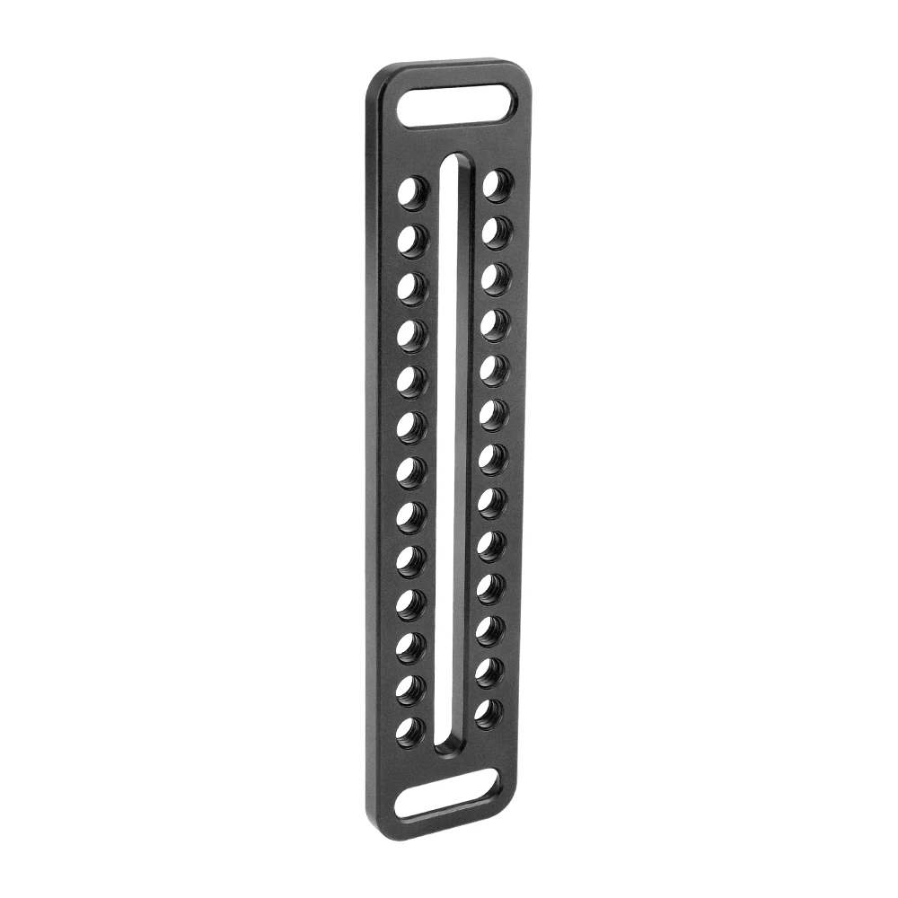 HDRIG Long Cheese Plate 1/4"-20 Mounting Platform for DSLR Camera Cage Kit DIY Configuration Photography Accessories (Universal