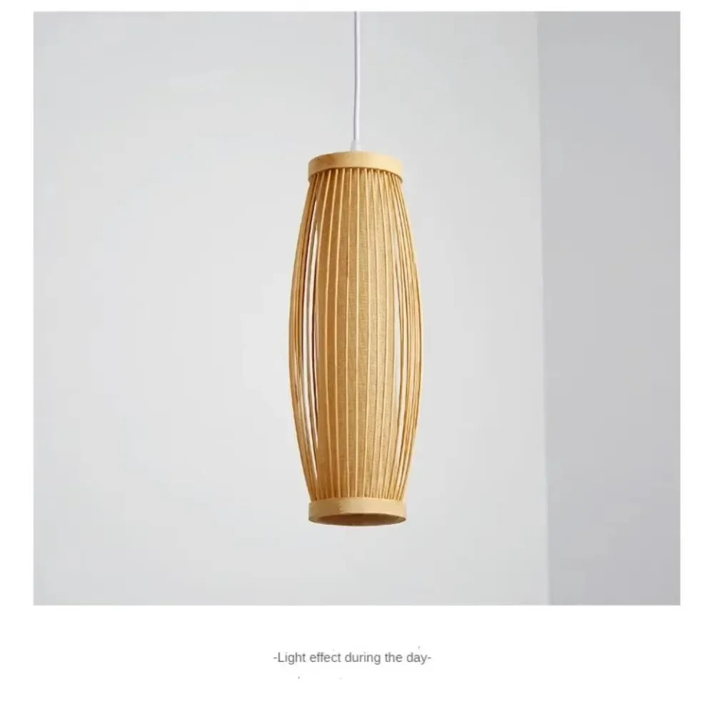 E27 Retro Lantern Ceiling Lights Chinese Style Hand Woven Cover Lamps for Bedroom Living Room Dining Lighting Home Decor