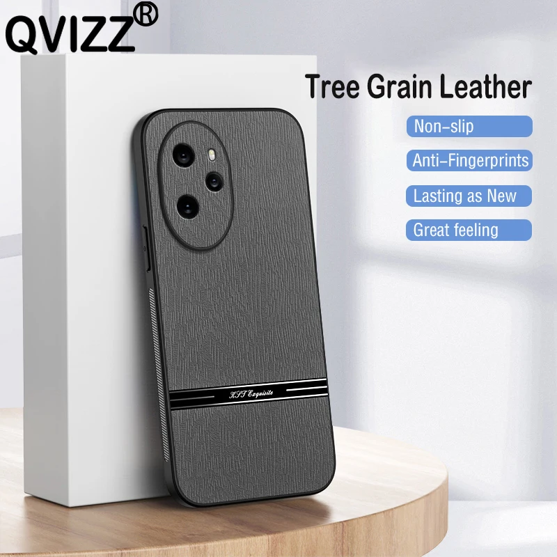 

Leather Case for Huawei Honor 100 Pro Splicing Tree Pattern Silicone Protection Phone Cover Honor100Pro MAA-AN10 MAA-AN00 Coque