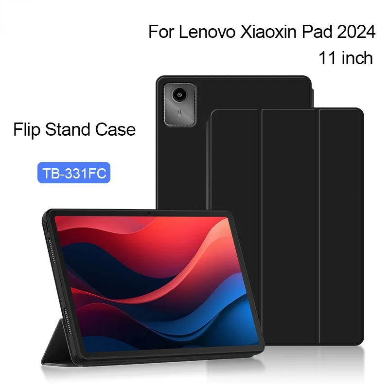 

For Lenovo Xiaoxin Pad 2024 11 Inch Flip Stand Smart Cover for Xiaoxin Pad 11" TB-331FC Tab M11 11 Case Kids Auto Sleep/Wake