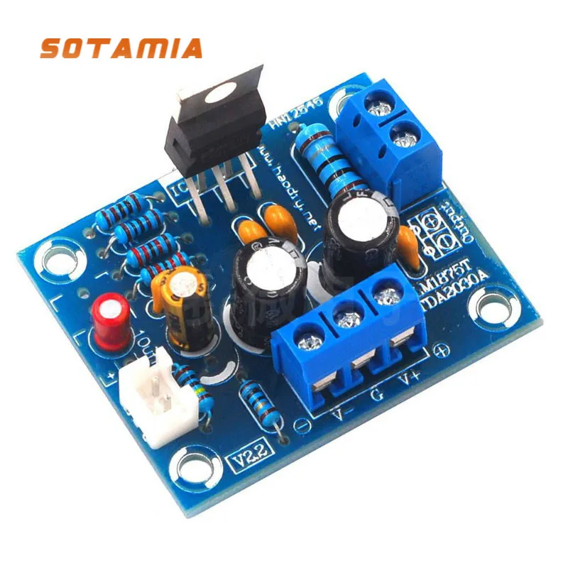 

SOTAMIA LM1875T Power Amplifier Audio Board HIFI Amp Mono 20W Speaker Amplifier Kits Home Sound Theater Diy