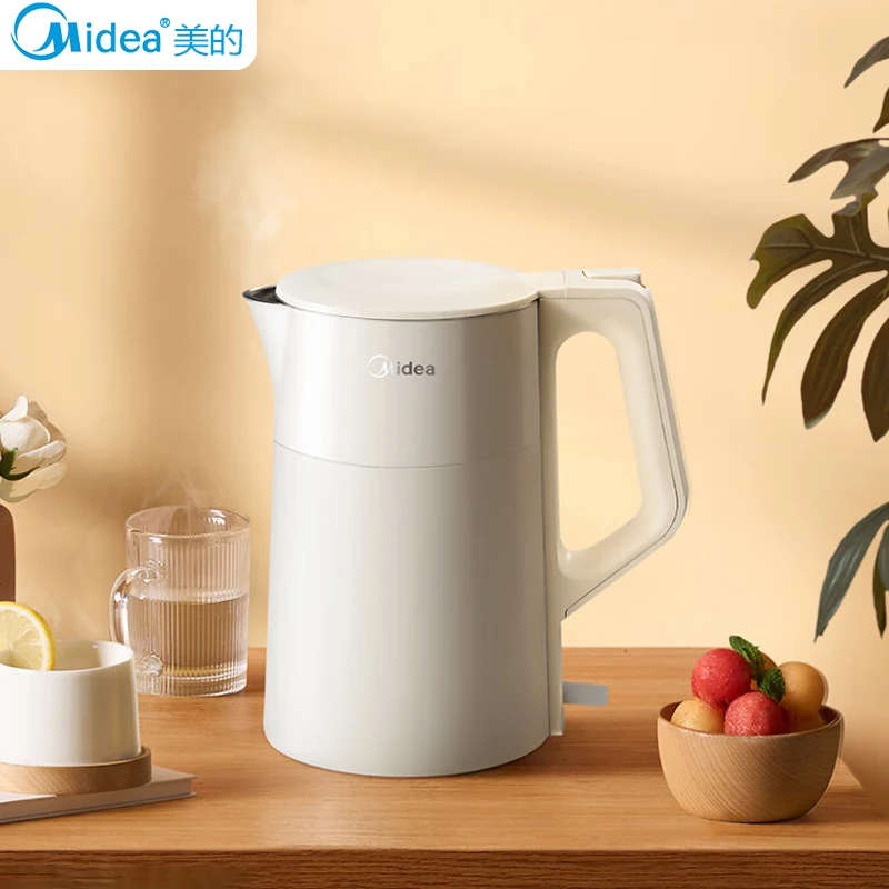 

Midea MK-SHM1702 Electric Kettle 1.7L 304 Stainless Steel Anti-scald Household Water Boiler 1800W Heating Teapot Auto Power Off