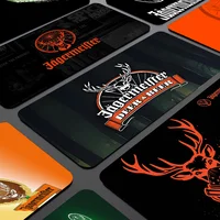 J-Jagermeister Deer Logo Cute Durable Rubber Mouse Mat Pad Size For Game Keyboard Pad 1